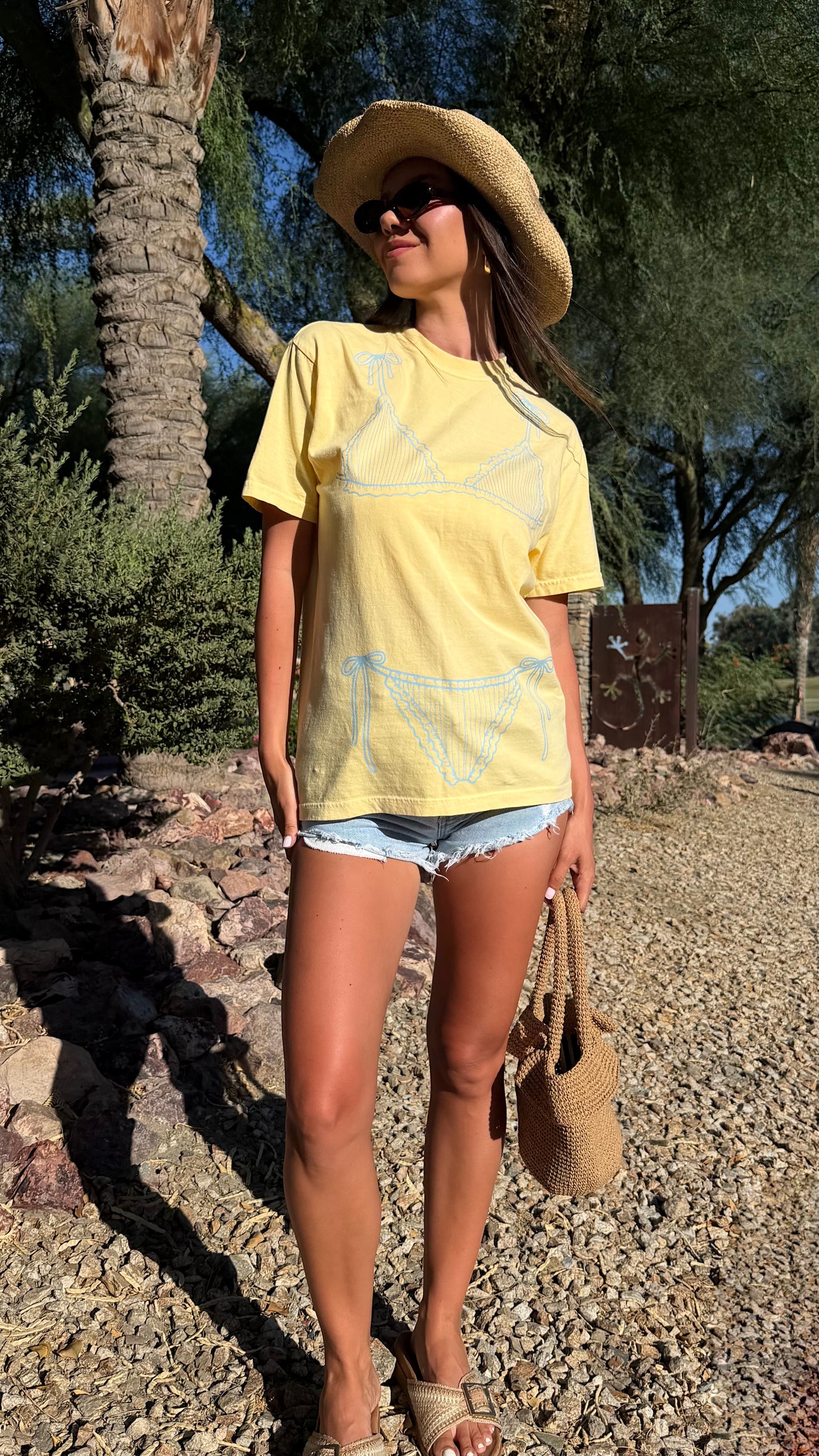 Butter bikini tee