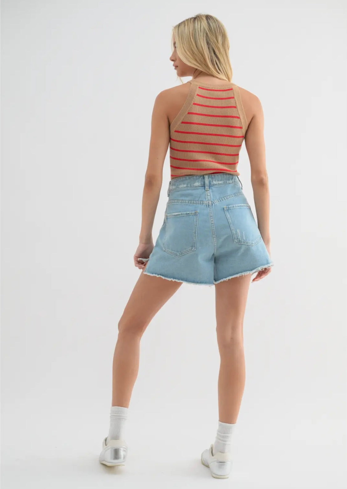 Jean dad shorts