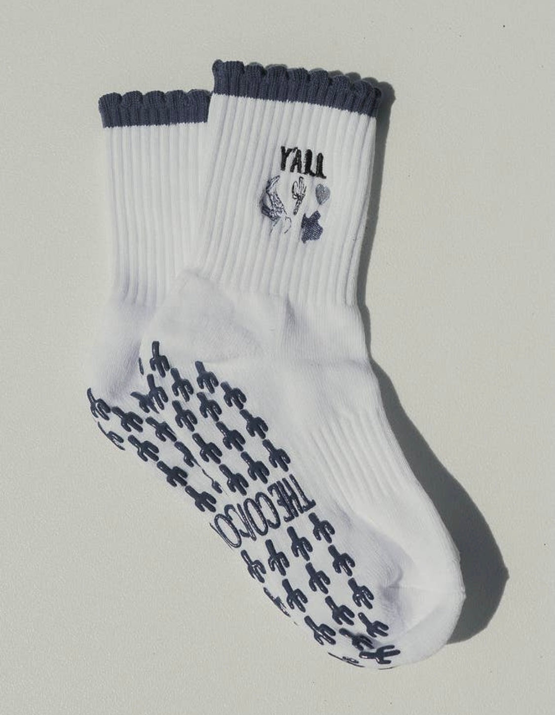 Texas YALL grippy socks
