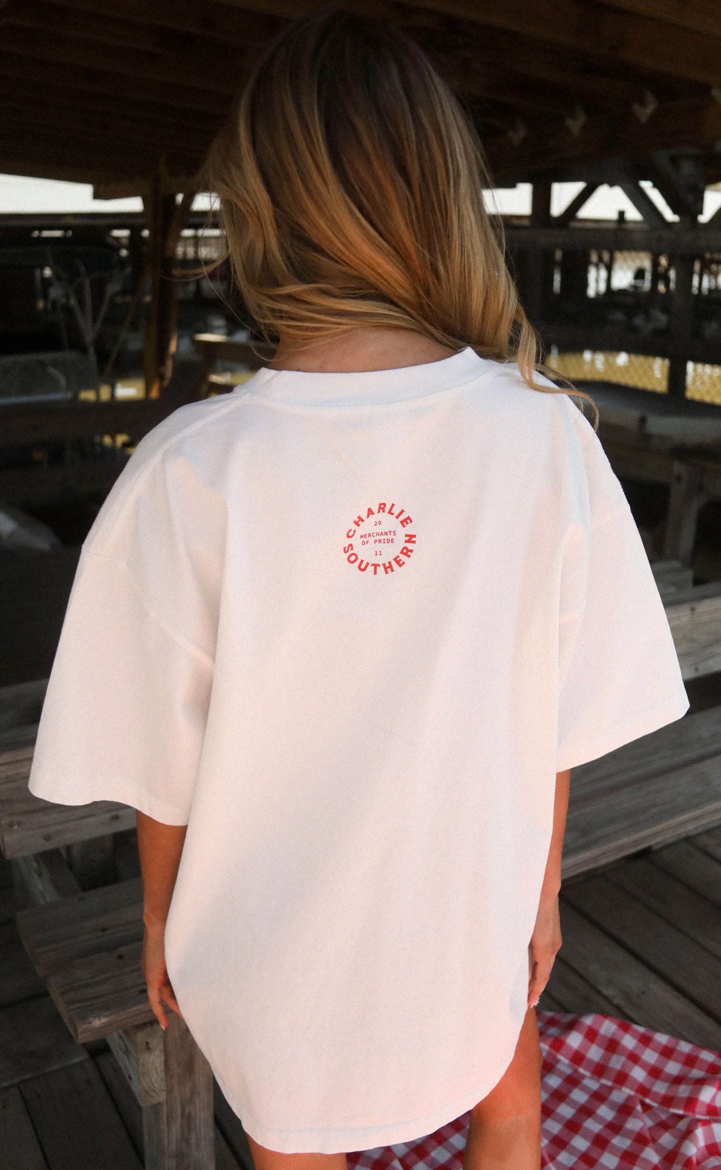 Paisley bikini tee