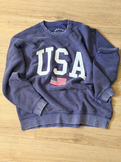 USA corded top