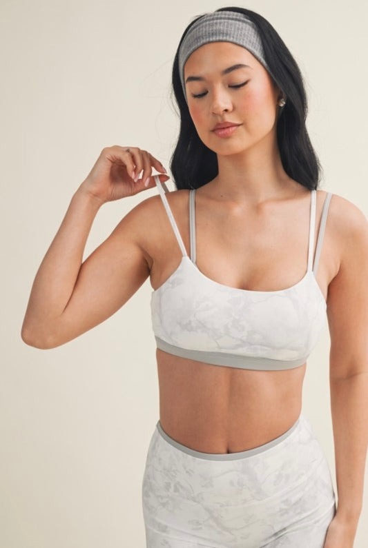 Camo layered bra