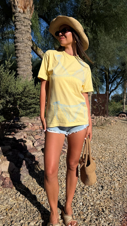 Butter bikini tee
