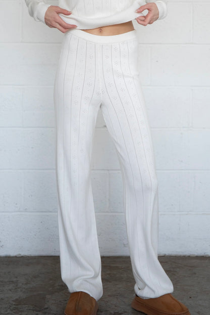 coastal mornings in cream flares