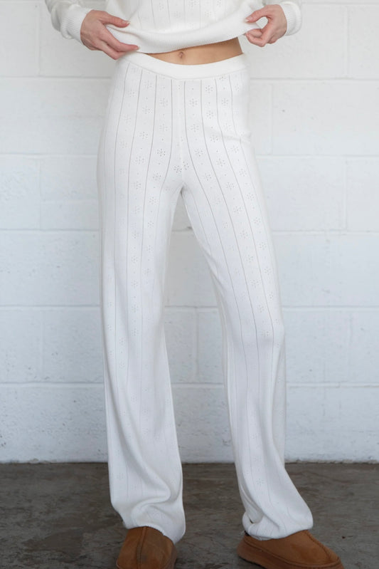 coastal mornings in cream flares