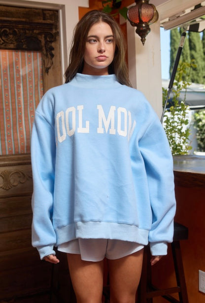 MOTHER/COOL MOM reversible mockneck