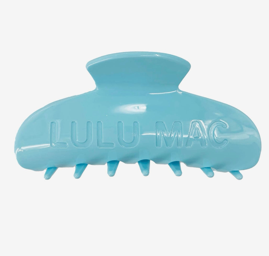 Lulu Mac teal clip