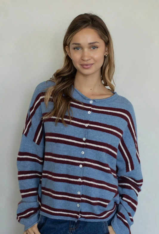 S’mores button down sweater