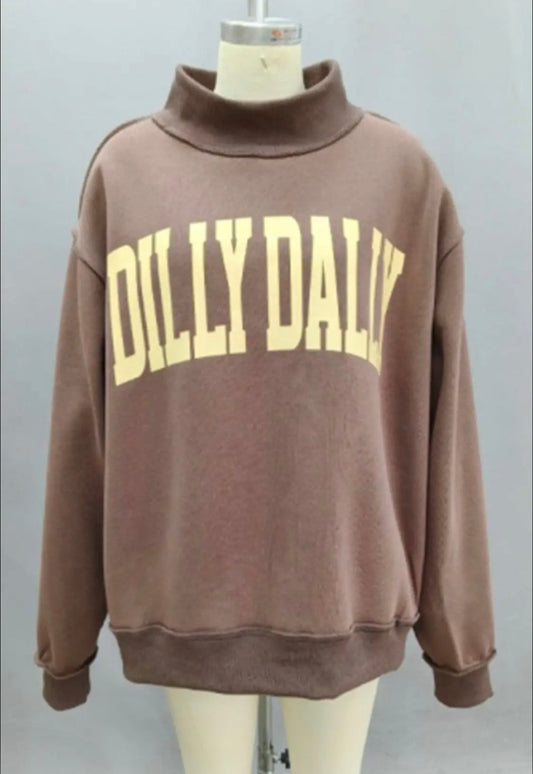 Dilly dally mockneck 🤎 🐻 ☕️