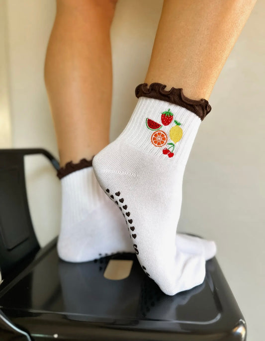 Getting fruity grippy socks