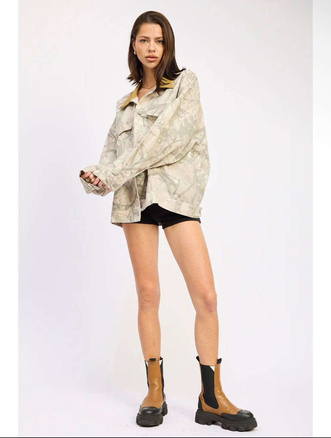 Camo oversized jacket