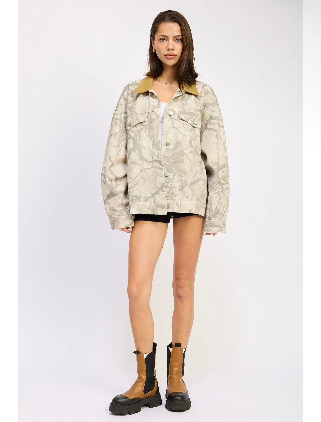 Camo oversized jacket