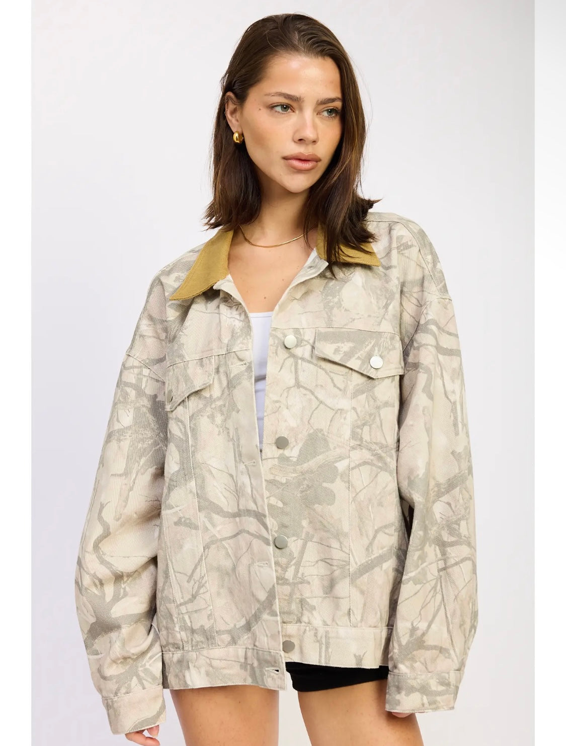 Camo oversized jacket
