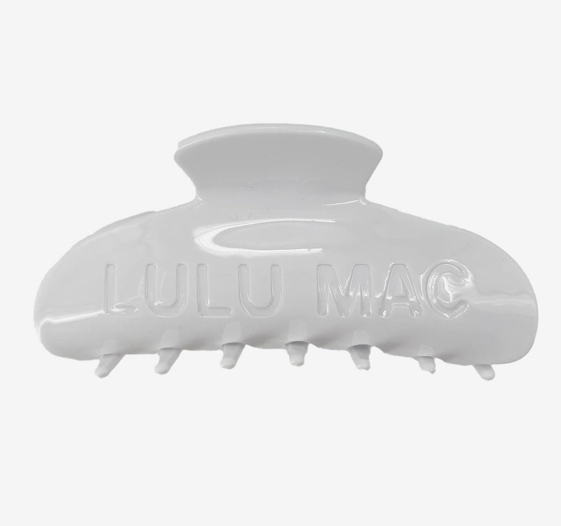 Lulu Mac white claw clip