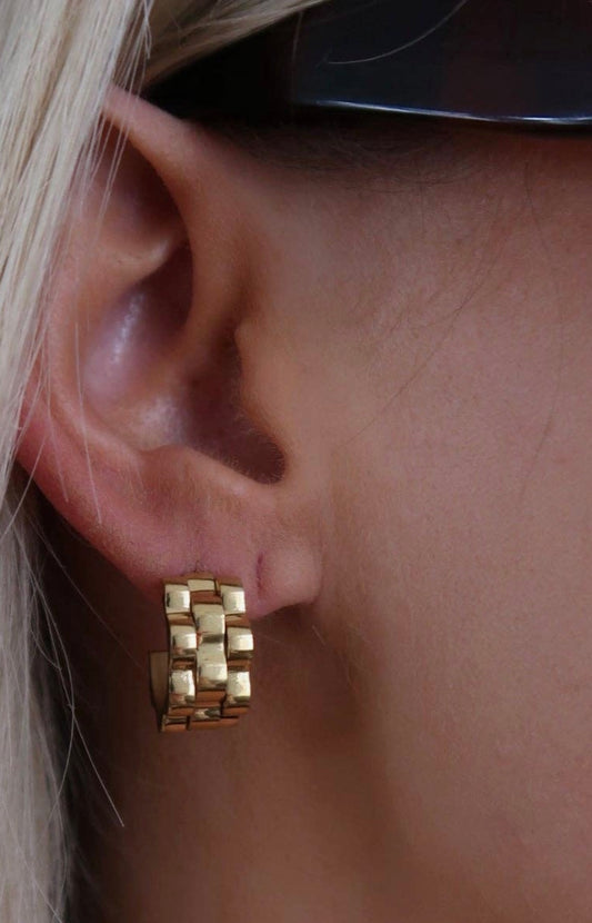 Small rolls earrings