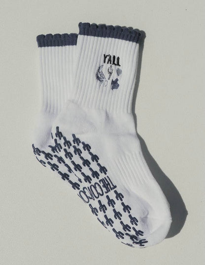 Texas YALL grippy socks