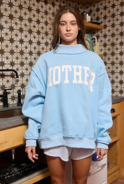 MOTHER/COOL MOM reversible mockneck