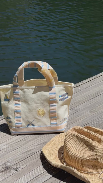 Jump in the lake tote 🎣